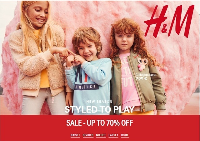 Sale m ru. H&M sale up to.